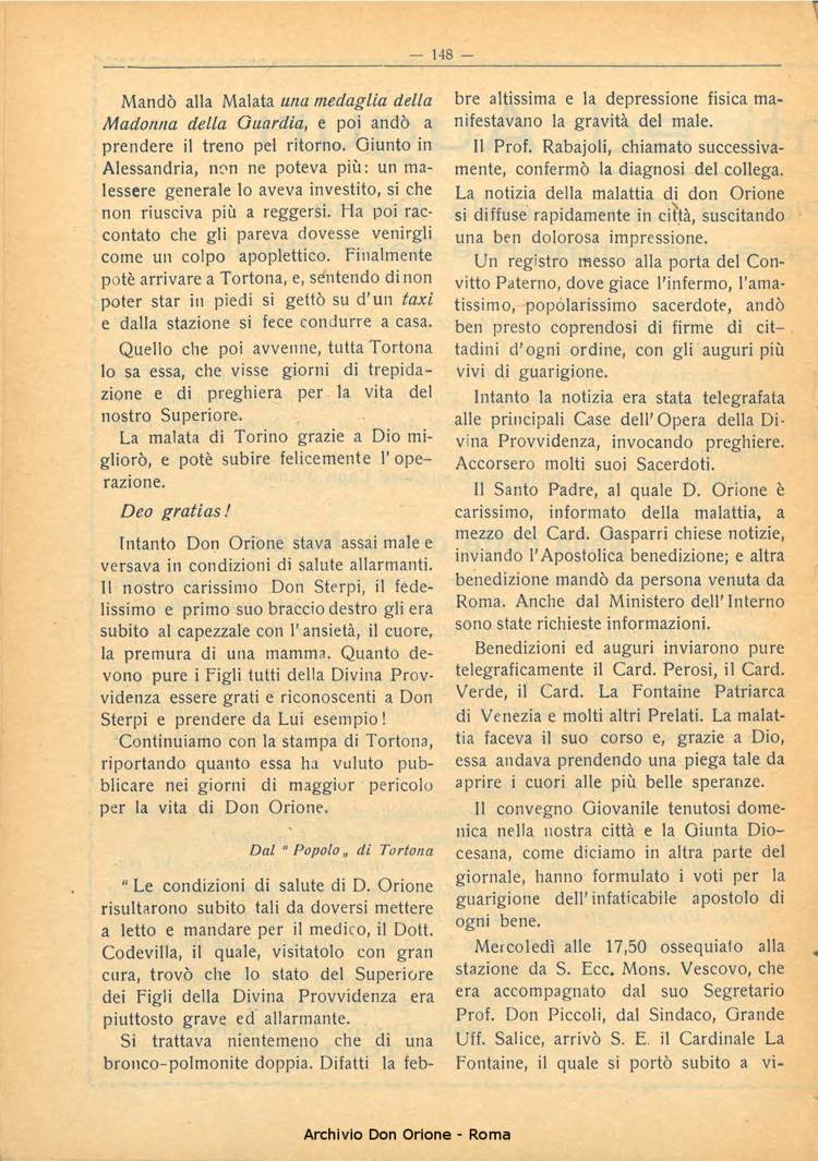 La piccola Opera della Divina Provvidenza, 21, 12, 01-12-1926, pagina 10