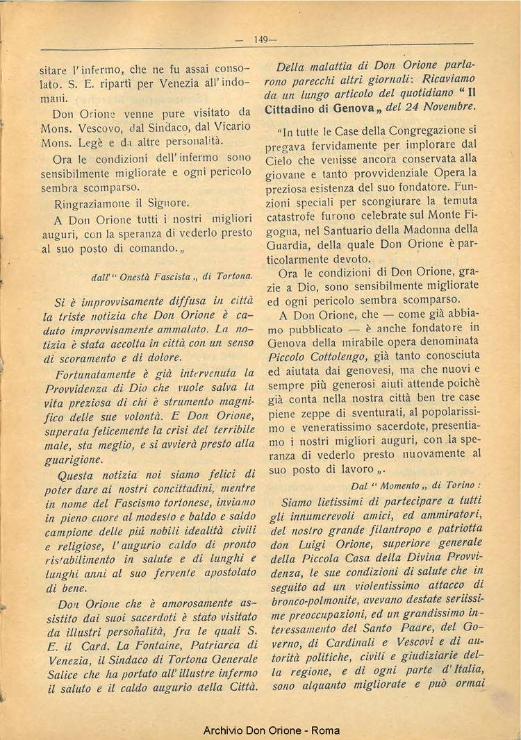 La piccola Opera della Divina Provvidenza, 21, 12, 01-12-1926, pagina 11