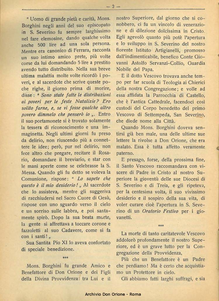 La piccola Opera della Divina Provvidenza, 22, 01, 01-01-1927, pagina 4