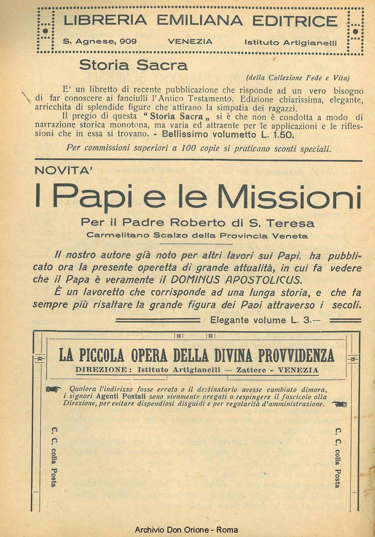 La piccola Opera della Divina Provvidenza, 22, 01, 01-01-1927, pagina 16