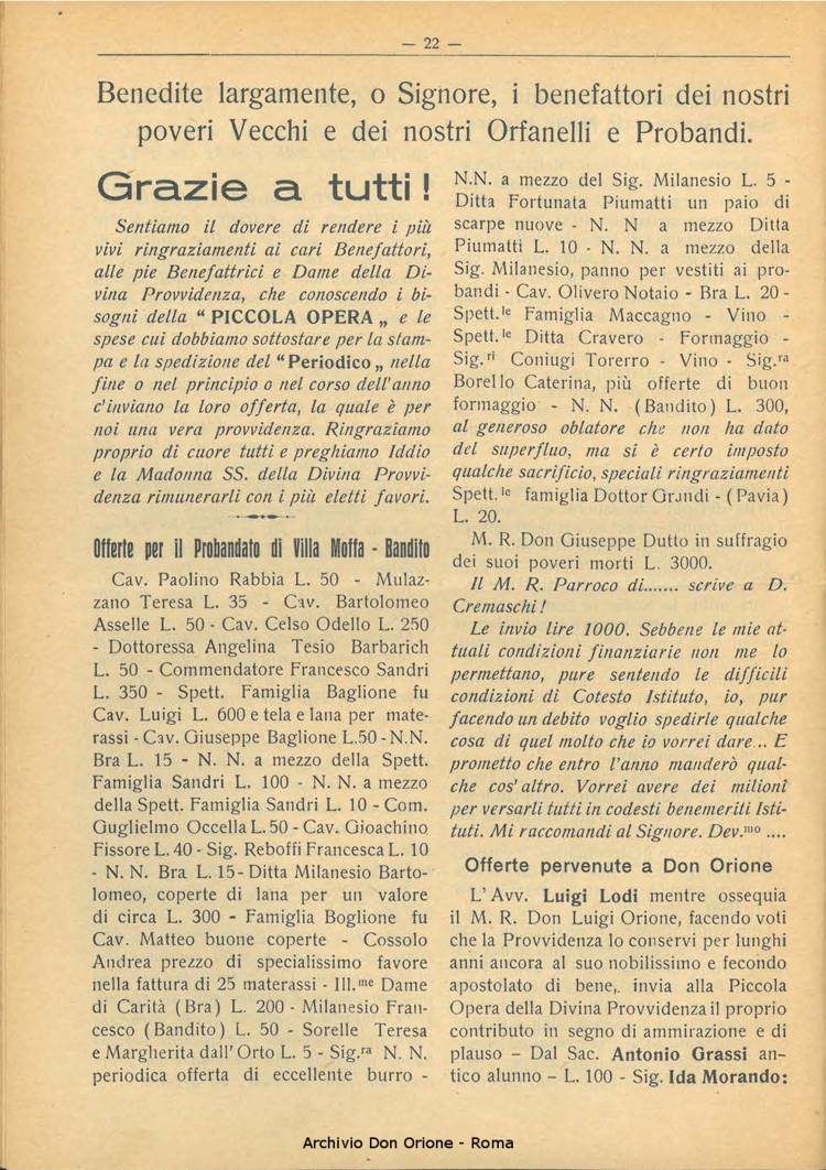 La piccola Opera della Divina Provvidenza, 22, 02, 01-02-1927, pagina 12