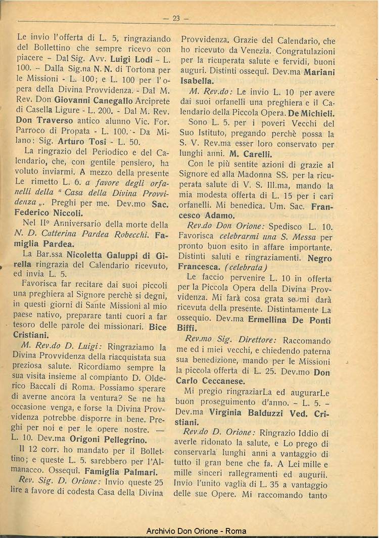 La piccola Opera della Divina Provvidenza, 22, 02, 01-02-1927, pagina 13