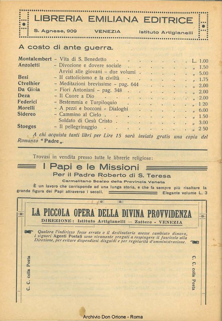 La piccola Opera della Divina Provvidenza, 22, 02, 01-02-1927, pagina 16