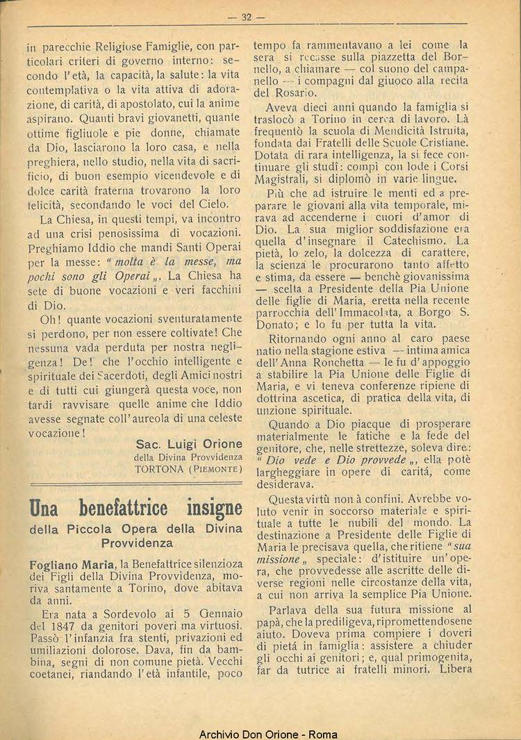 La piccola Opera della Divina Provvidenza, 22, 03, 01-03-1927, pagina 9