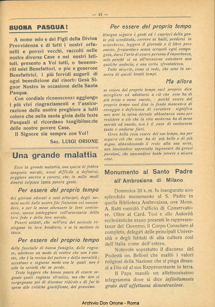 La piccola Opera della Divina Provvidenza, 22, 04, 01-04-1927, pagina 9