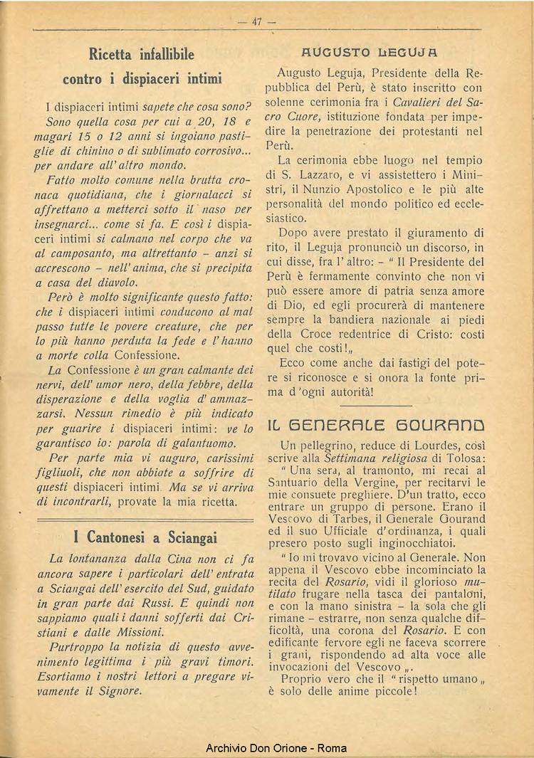 La piccola Opera della Divina Provvidenza, 22, 04, 01-04-1927, pagina 13