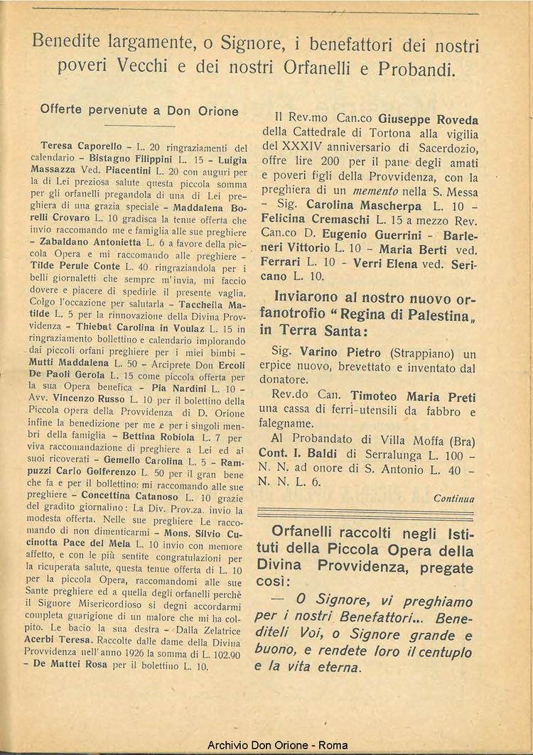 La piccola Opera della Divina Provvidenza, 22, 04, 01-04-1927, pagina 16