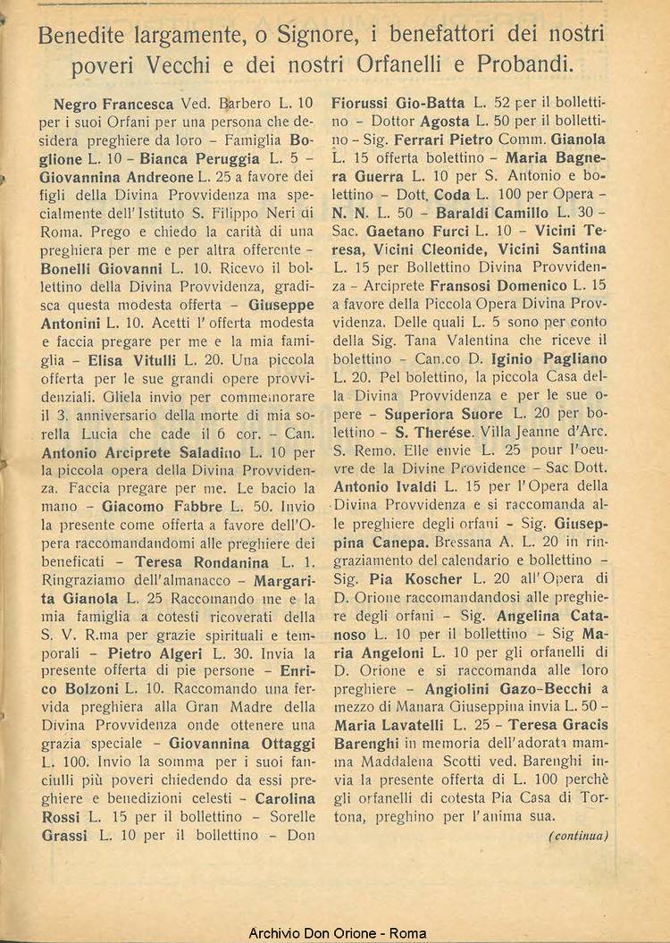 La piccola Opera della Divina Provvidenza, 22, 05, 01-05-1927, pagina 13