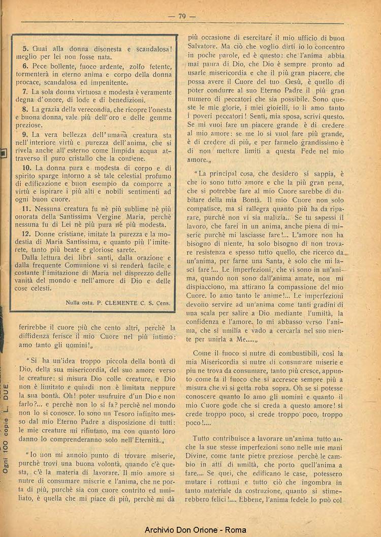 La piccola Opera della Divina Provvidenza, 22, 06, 01-06-1927, pagina 9