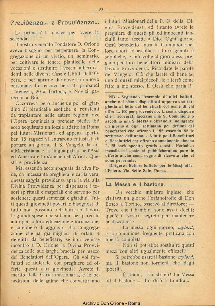 La piccola Opera della Divina Provvidenza, 22, 06, 01-06-1927, pagina 13