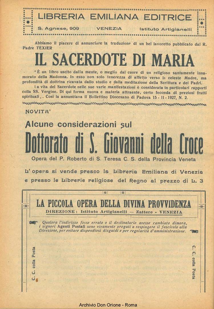 La piccola Opera della Divina Provvidenza, 22, 06, 01-06-1927, pagina 16