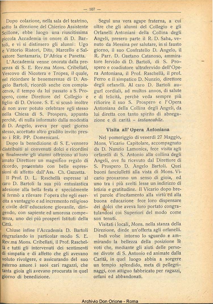 La piccola Opera della Divina Provvidenza, 22, 07, 01-07-1927, pagina 11