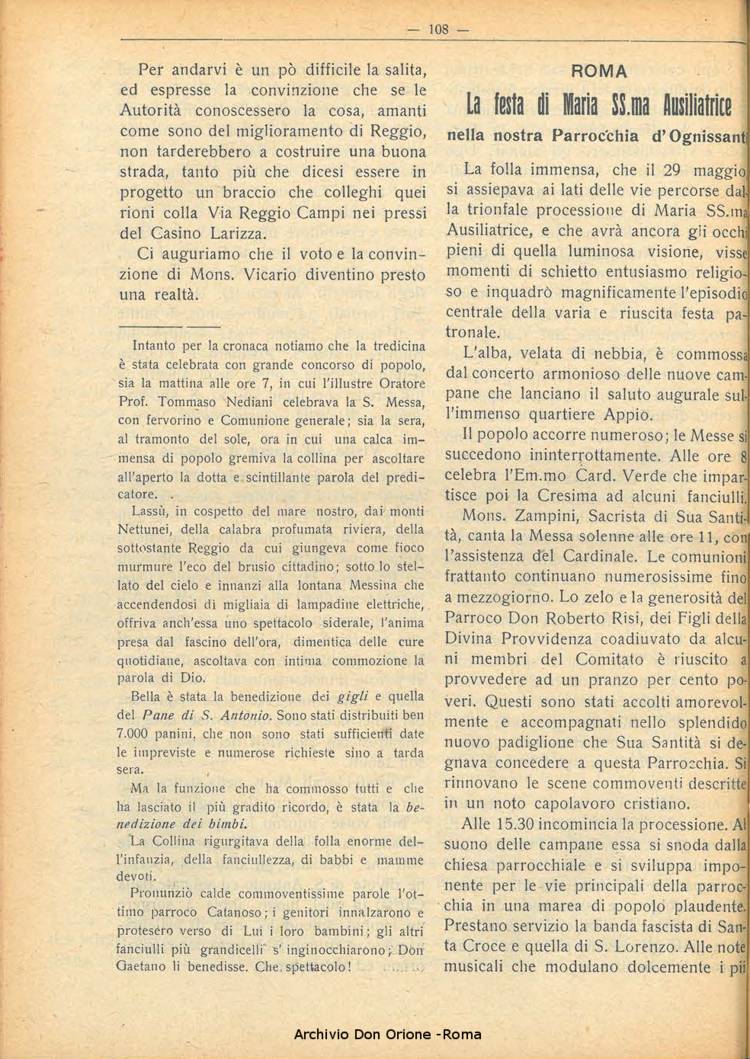 La piccola Opera della Divina Provvidenza, 22, 07, 01-07-1927, pagina 12