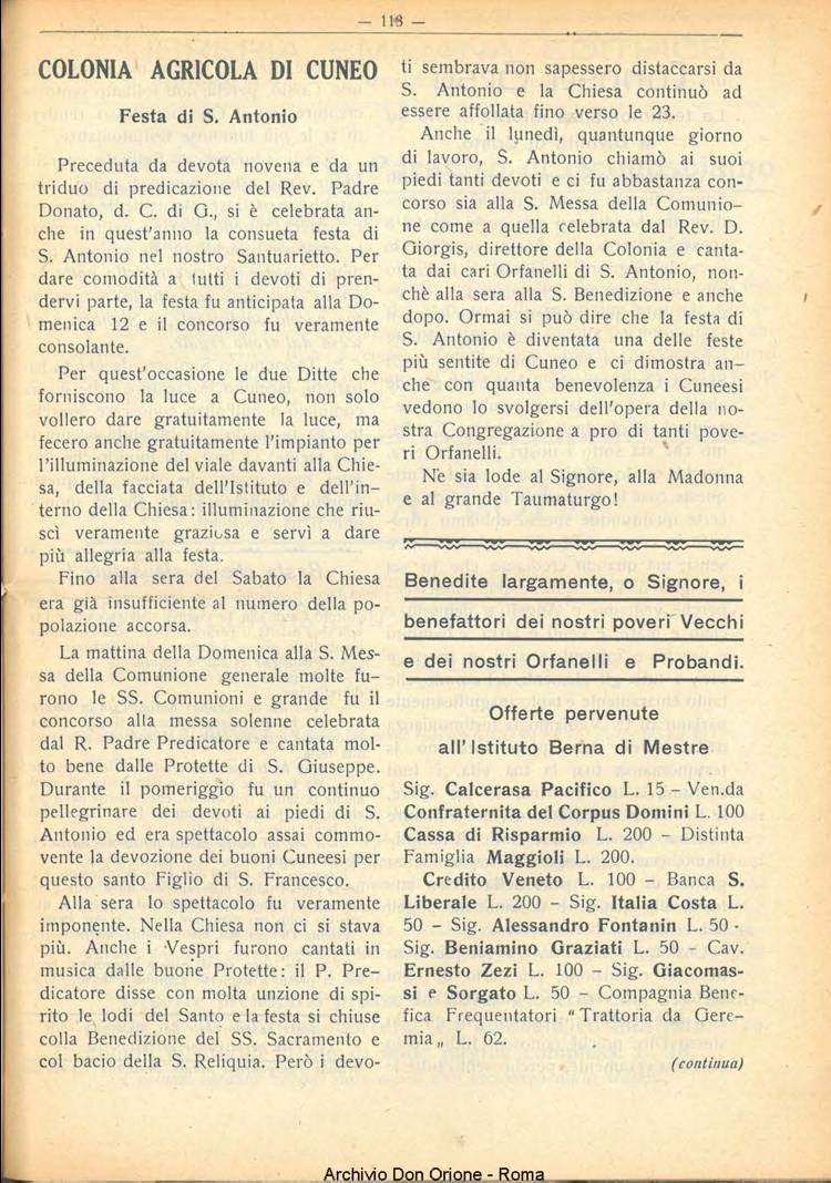 La piccola Opera della Divina Provvidenza, 22, 07, 01-07-1927, pagina 17