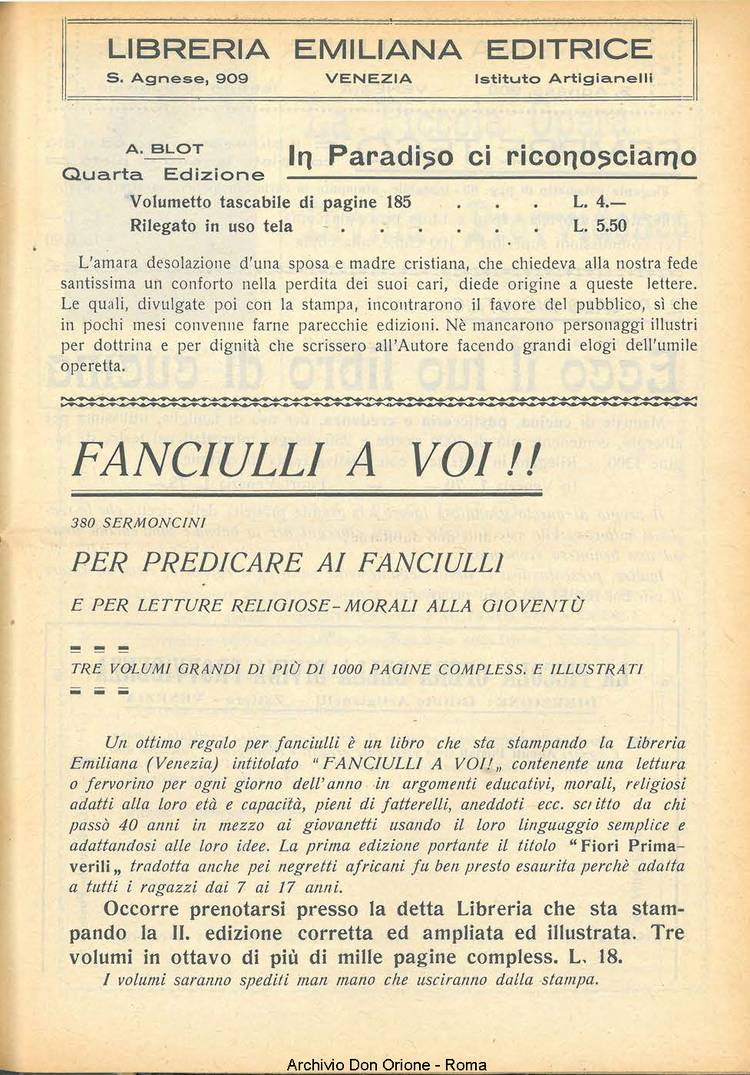 La piccola Opera della Divina Provvidenza, 22, 07, 01-07-1927, pagina 19