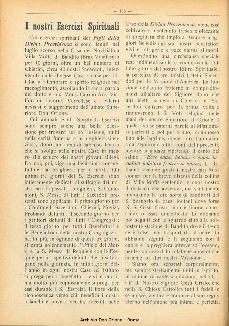 La piccola Opera della Divina Provvidenza, 22, 08, 01-08-1927, pagina 8