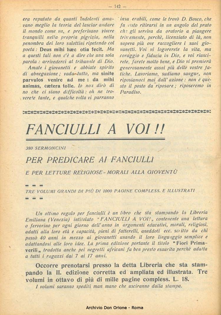La piccola Opera della Divina Provvidenza, 22, 08, 01-08-1927, pagina 14