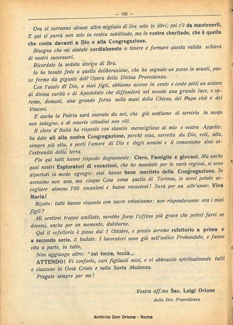 La piccola Opera della Divina Provvidenza, 22, 11, 01-11-1927, pagina 4