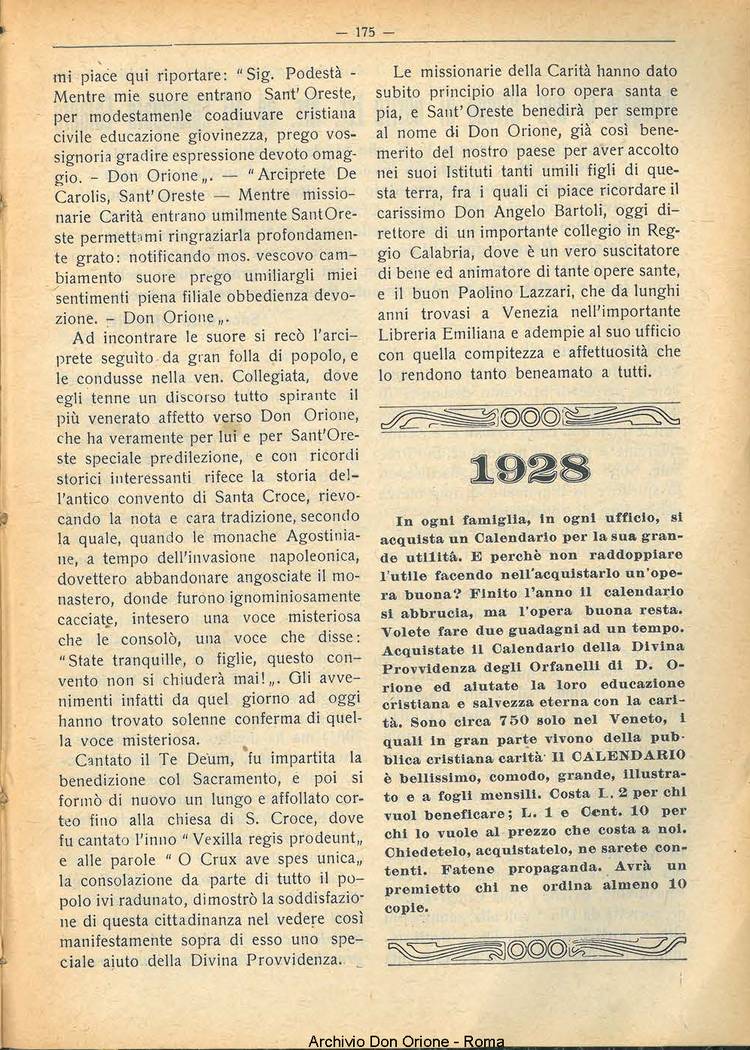 La piccola Opera della Divina Provvidenza, 22, 11, 01-11-1927, pagina 11
