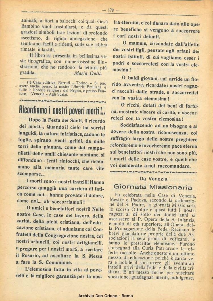 La piccola Opera della Divina Provvidenza, 22, 11, 01-11-1927, pagina 14