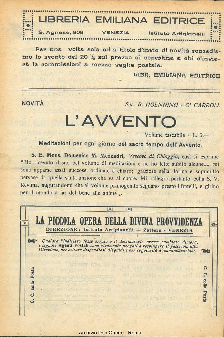 La piccola Opera della Divina Provvidenza, 22, 11, 01-11-1927, pagina 16