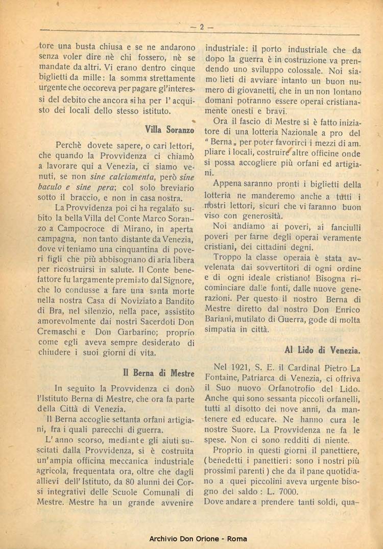 La piccola Opera della Divina Provvidenza, 23, 01, 01-02-1928, pagina 4