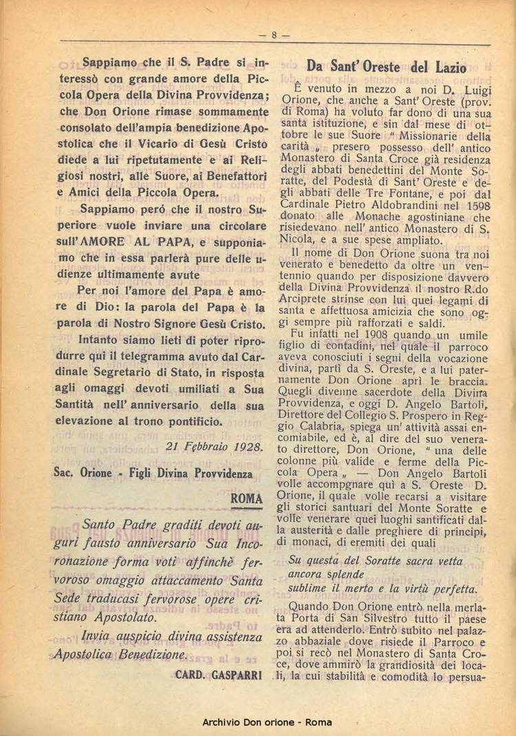 La piccola Opera della Divina Provvidenza, 23, 02, 01-03-1928, pagina 10
