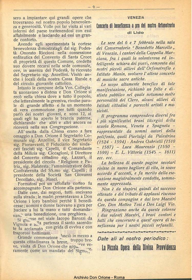 La piccola Opera della Divina Provvidenza, 23, 02, 01-03-1928, pagina 11