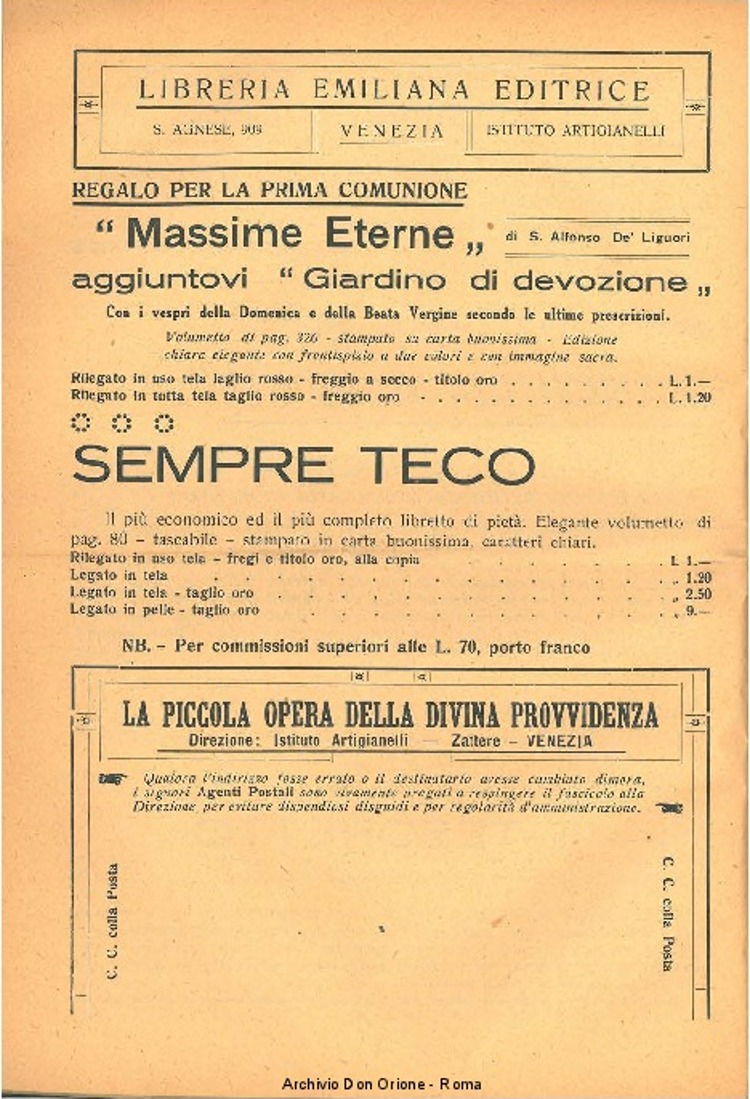 La piccola Opera della Divina Provvidenza, 23, 04, 01-04-1928, pagina 12