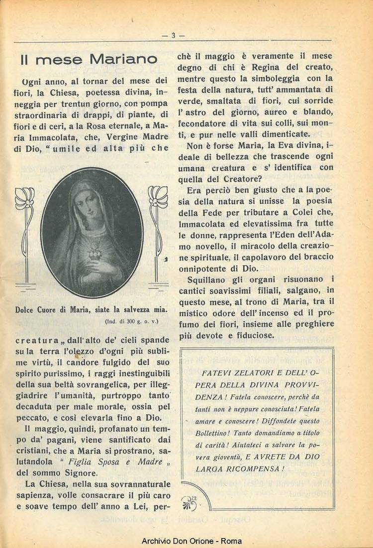 La piccola Opera della Divina Provvidenza, 23, 05, 01-05-1928, pagina 5
