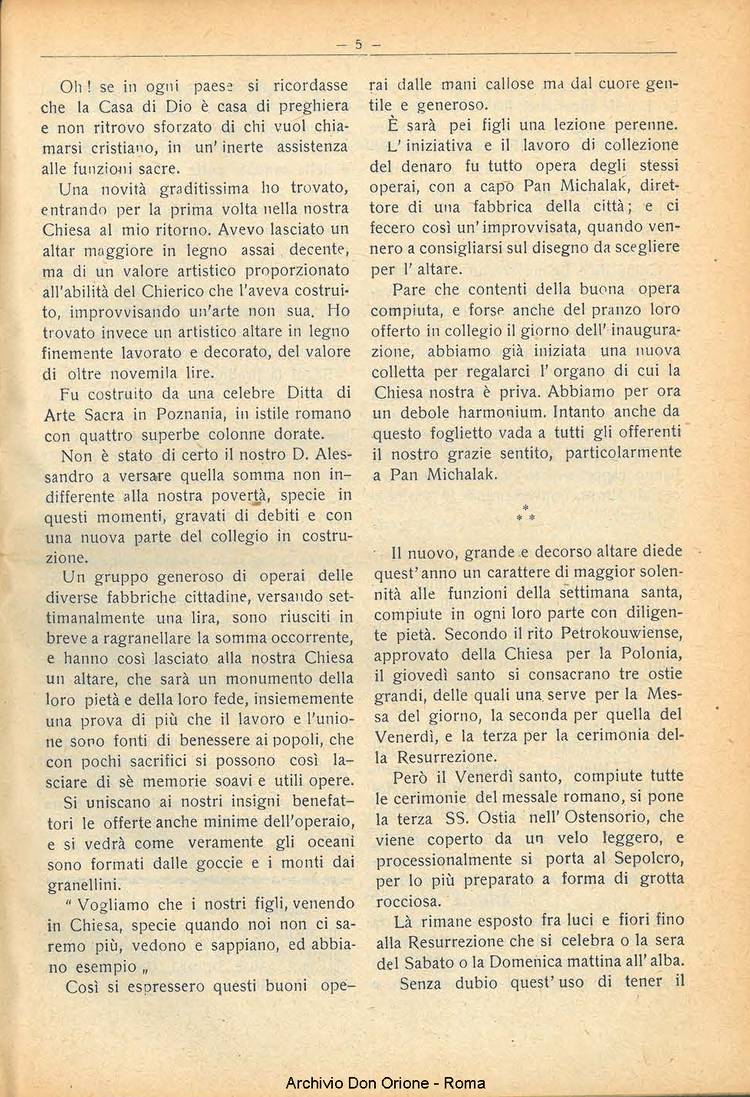 La piccola Opera della Divina Provvidenza, 23, 05, 01-05-1928, pagina 7