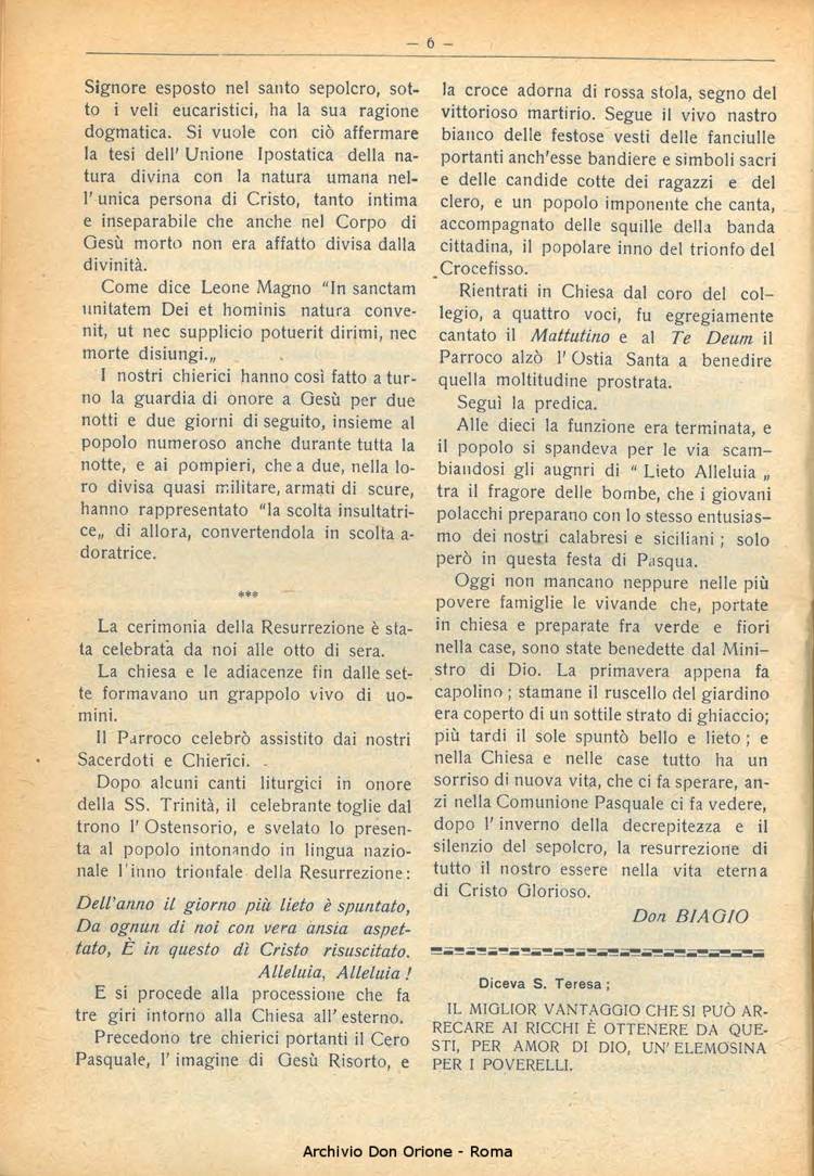 La piccola Opera della Divina Provvidenza, 23, 05, 01-05-1928, pagina 8