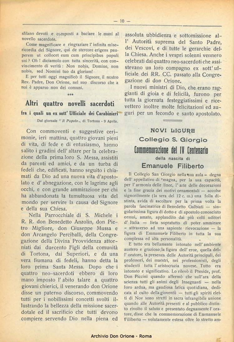 La piccola Opera della Divina Provvidenza, 23, 05, 01-05-1928, pagina 12