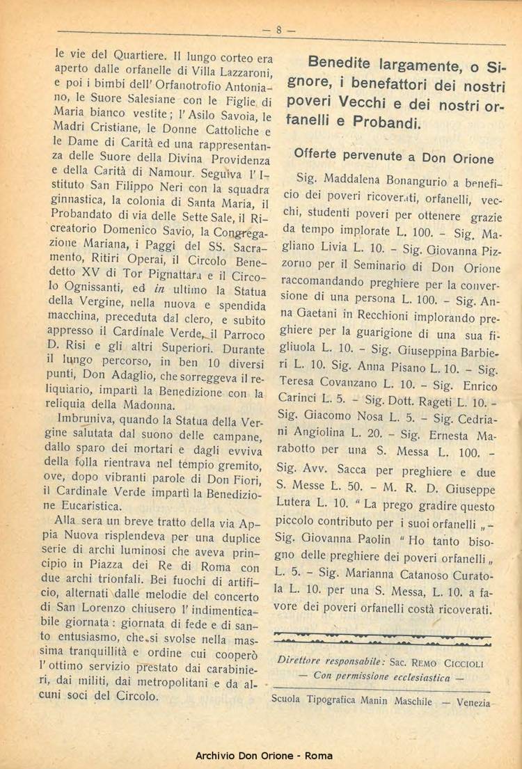 La piccola Opera della Divina Provvidenza, 23, 06, 01-06-1928, pagina 10