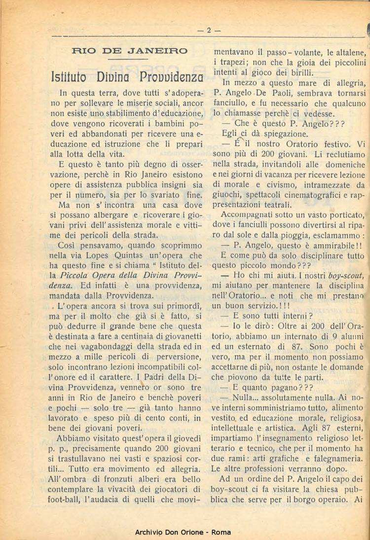 La piccola Opera della Divina Provvidenza, 23, 07, 01-07-1928, pagina 4