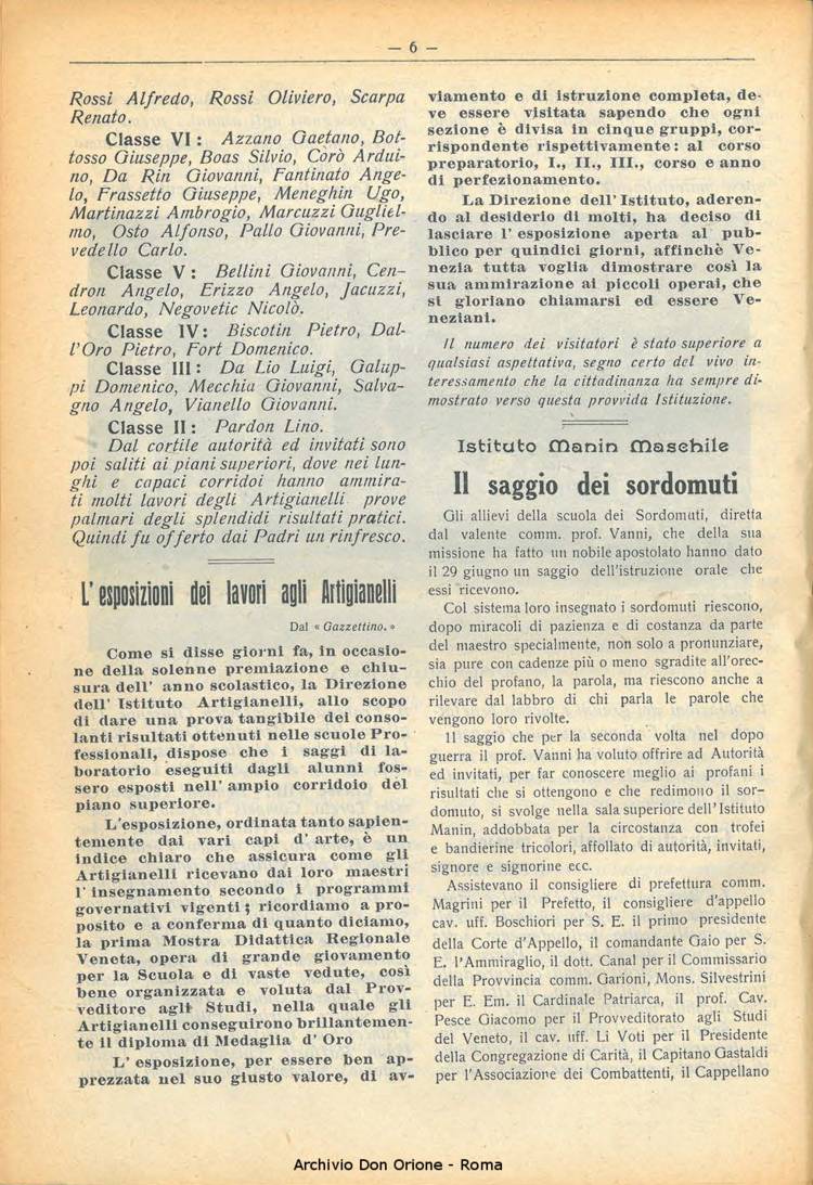 La piccola Opera della Divina Provvidenza, 23, 07, 01-07-1928, pagina 8