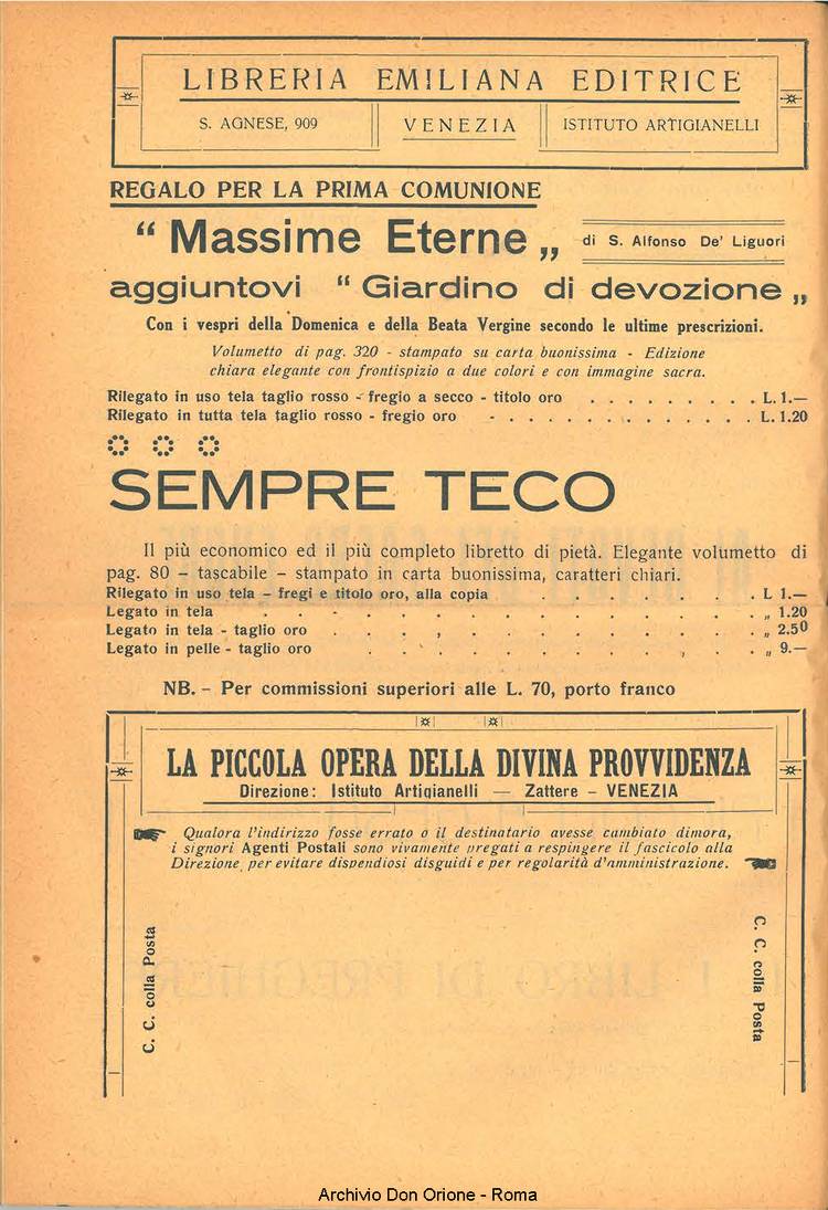 La piccola Opera della Divina Provvidenza, 23, 07, 01-07-1928, pagina 12