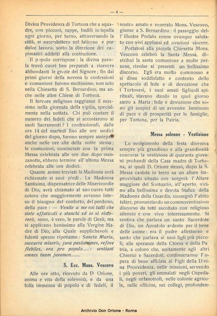 La piccola Opera della Divina Provvidenza, 23, 08, 01-08-1928, pagina 6