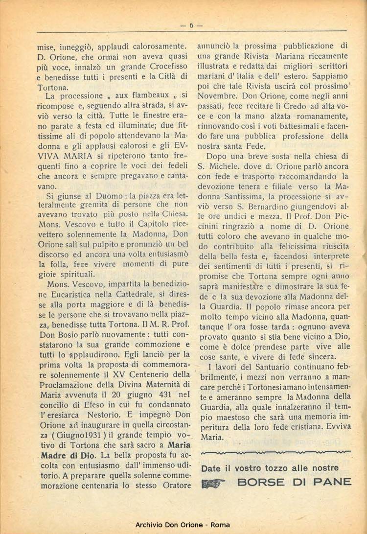 La piccola Opera della Divina Provvidenza, 23, 08, 01-08-1928, pagina 8