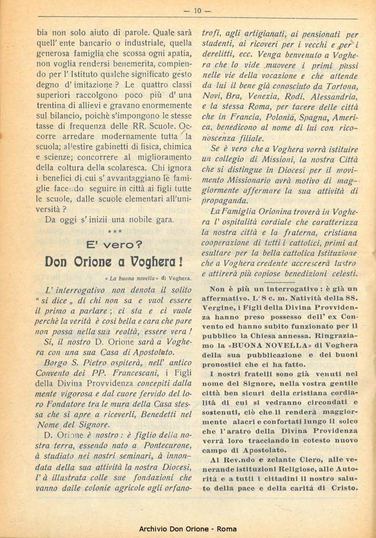 La piccola Opera della Divina Provvidenza, 23, 08, 01-08-1928, pagina 12