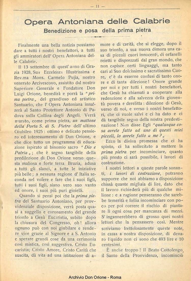 La piccola Opera della Divina Provvidenza, 23, 08, 01-08-1928, pagina 13