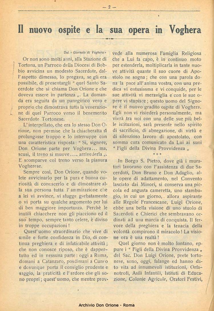 La piccola Opera della Divina Provvidenza, 23, 10_11, 01-11-1928, pagina 4