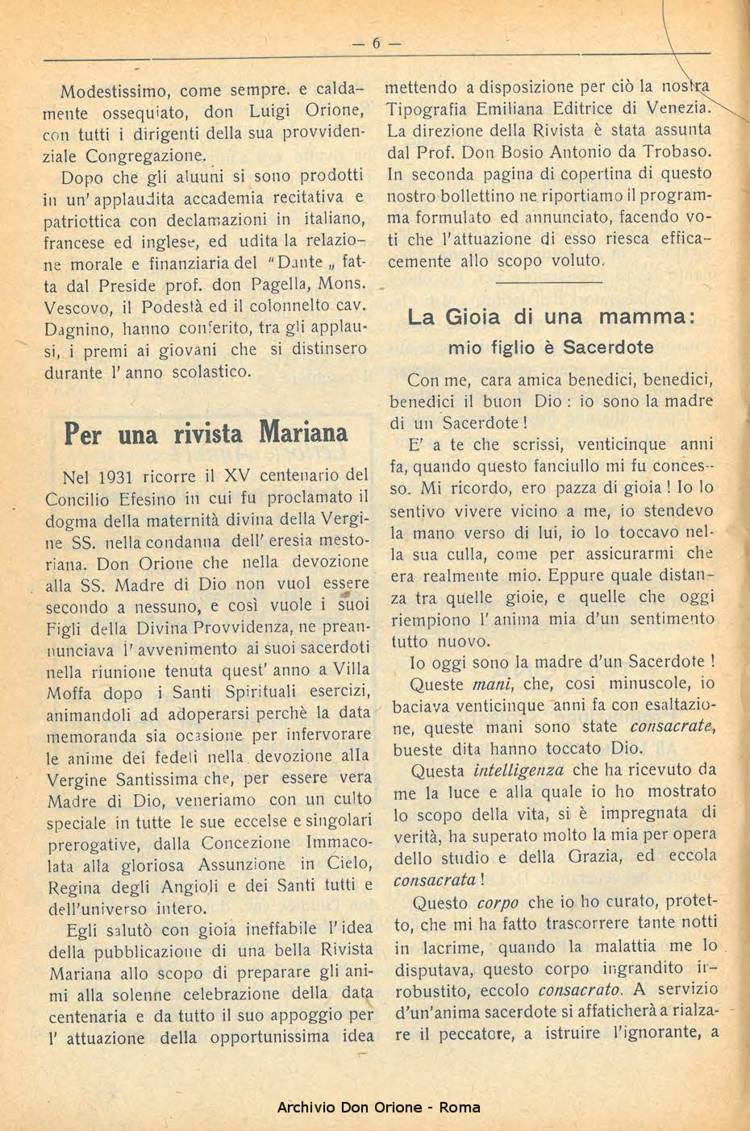 La piccola Opera della Divina Provvidenza, 23, 10_11, 01-11-1928, pagina 8