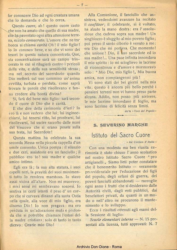 La piccola Opera della Divina Provvidenza, 23, 10_11, 01-11-1928, pagina 9