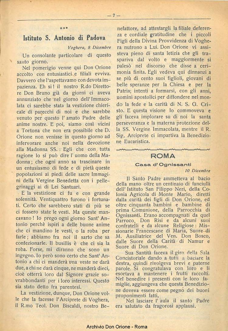 La piccola Opera della Divina Provvidenza, 23, 12, 01-12-1928, pagina 9