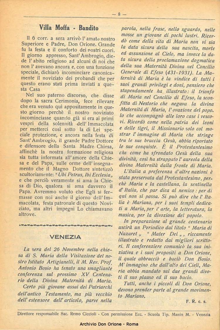 La piccola Opera della Divina Provvidenza, 23, 12, 01-12-1928, pagina 10