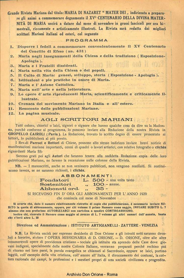 La piccola Opera della Divina Provvidenza, 23, 12, 01-12-1928, pagina 11