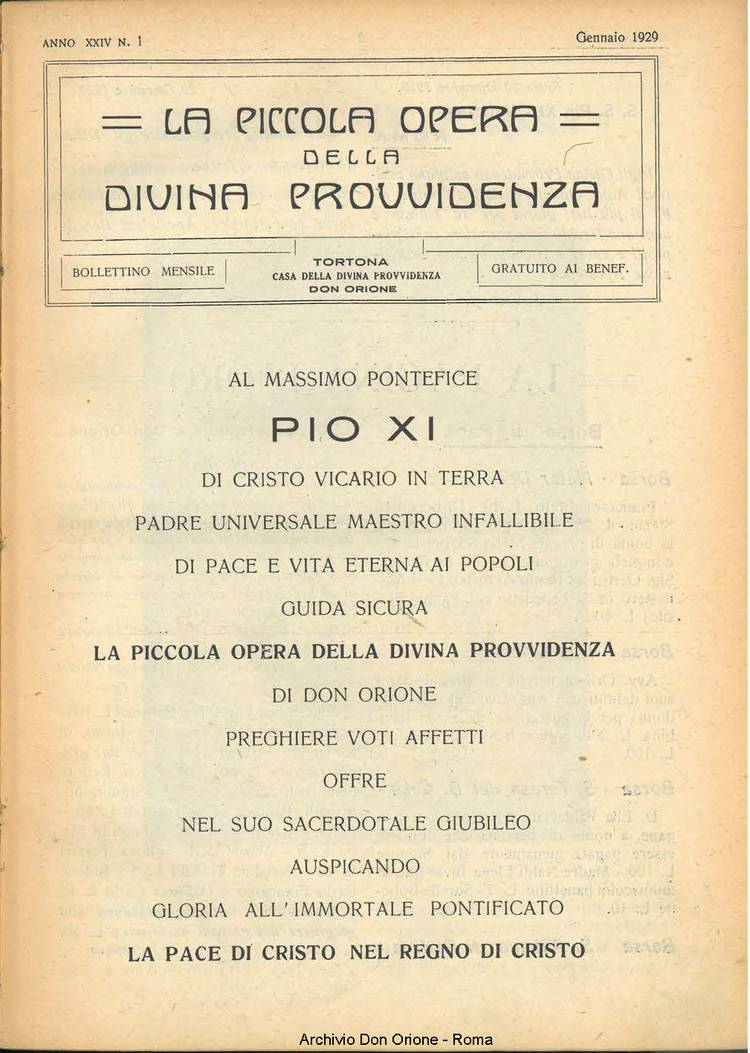 La piccola Opera della Divina Provvidenza, 24, 01, 01-06-1929, pagina 3