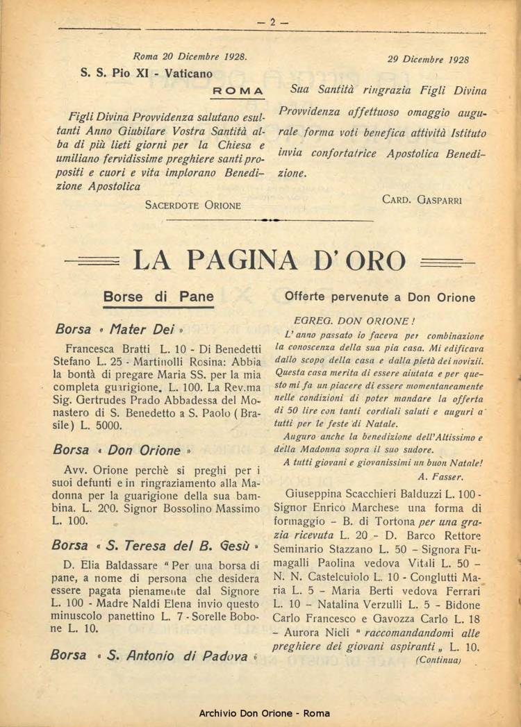 La piccola Opera della Divina Provvidenza, 24, 01, 01-06-1929, pagina 4