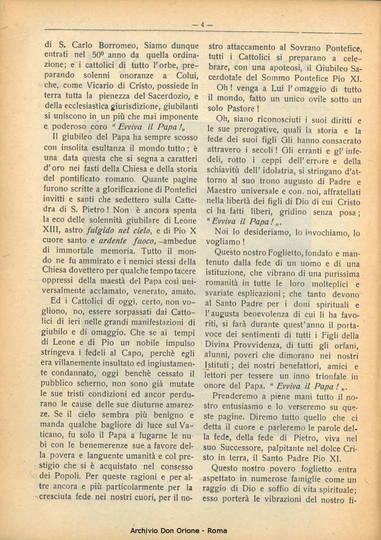 La piccola Opera della Divina Provvidenza, 24, 01, 01-06-1929, pagina 6